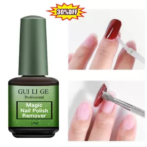 Burst Nail Gel Magic Remover Politur Soak Off Gel Coat Reiniger Entfetter PrH US - Bild 1 von 16