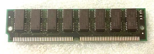8 MEG MEMORY 16 CHIP OKI M514400C-70SJ 72 PIN SIMM RM2-54A-11 - Picture 1 of 2