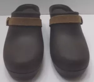 Zuecos Crocs Dual Comfort Mules marrón para mujer - talla W7 - Imagen 1 de 9