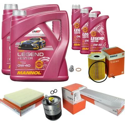 Mahle Inspección Set 11L mannol Legend + Ester 0W-40 para Jeep Commander - Imagen 1 de 4