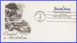 USA5 #1927 U/A ARTCRAFT FDC   Alcoholism "You Can Beat It!" - Picture 1 of 1