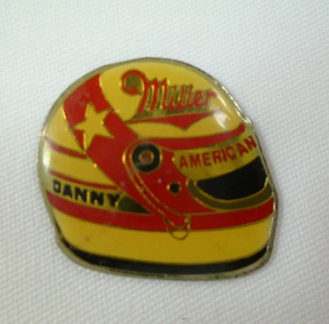 Danny Sullivan Driver Helmet Collector Lapel Pin Miller American Penske Racing Cover