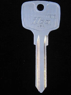 MB16 MERCEDES BENZ llave maestra en blanco 1969-1979 S SL SEL SEC D 280 250 450 Foto 1 de 4