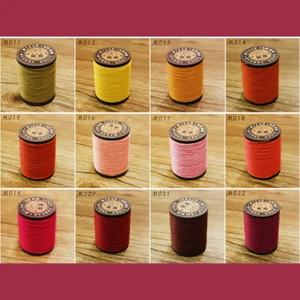 Professional pure Linen waxed Thread 0.55mm 150M hand sewing leather craft work - Picture 1 of 51