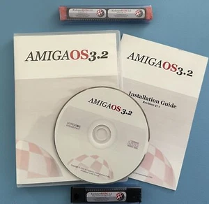 Amiga OS 3.2 Update 3 CD Rom Full Version inc Kickstart 3.2.3 A500/500+/600/2000 - Picture 1 of 2