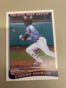 D'Shawn Knowles 2022 Tri City Dust Devils Team Card - Picture 1 of 1