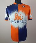 Vermarc ING Cycling Jersey Men's Size XL Netherlands Bike Shirt 1/4 Zip Orange