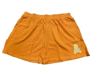 Women's Care Bears Plus Size Graphic Lounge Shorts - Orange 3X - Picture 1 of 2