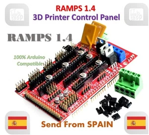 RAMPS 1.4 3D printer control panel printer Control Reprap MendelPrusa - Imagen 1 de 7