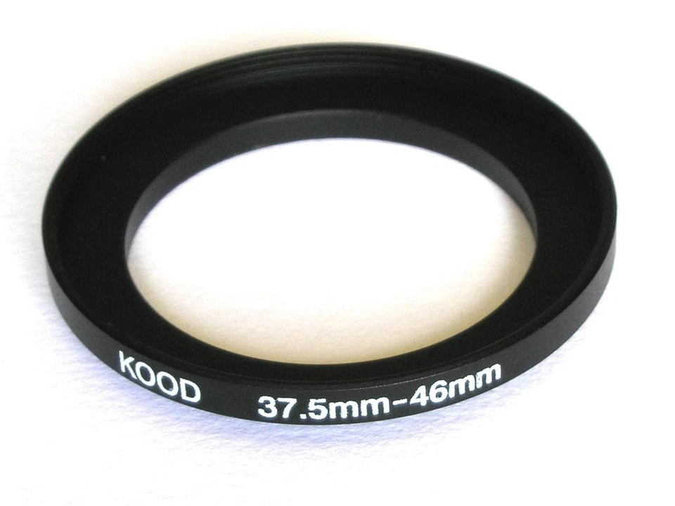STEP UP ADAPTER 37.5MM-46MM STEPPING RING 37.5MM TO 46MM 37.5-46 FILTER ADAPTER - Image 1 of 1
