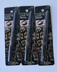 3x L'oreal Voluminous Liner Noir Liquid Eyeliner 300 Blackest Black  - Picture 1 of 3