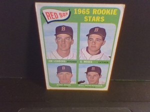 Jim Lonborg - 2 Topps cards High #573 (RC) EX &  Topps 1966  #93  G/VG