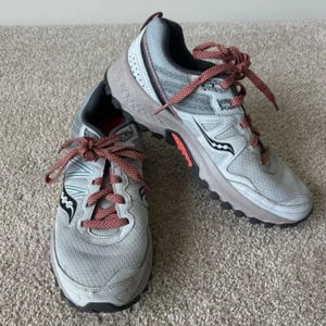 Saucony Women’s Excursion TR14 Trail Running Shoe Blue Coral Outdoor Hiking Walk - Picture 1 of 10