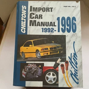 Chiltons Import Car Manual 1992 - 1996 Model 7917 - Bild 1 von 10