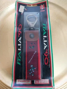 OFFICIAL MASCOT ITALY 90 FIFA Red Color Banner Cavicchi Holder   - Picture 1 of 3