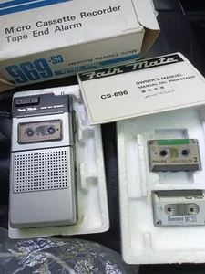 Alter Vintage FAIR MATE Micro Cassette Recorder CS-696 Made in Japan - Bild 1 von 6