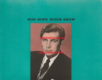 Orig NBC Telop Bump Card Promo Photo 1959 Bob Hope Buick Show Fess Parker DBW - Image 1 of 3