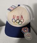NWT New Vtg First Pick Sports Starter USA Olympics Embroidered Hat Snapback Cap 