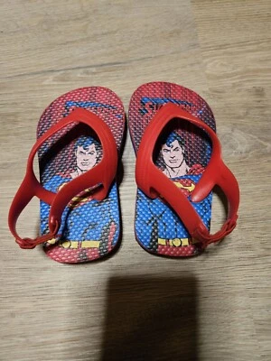 Sandalias The Gap Niños Superman Talla 6 Niños Chanclas Tanga Sandalia Zapatos Rojo Azul Foto 1 de 3