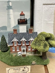 Rare Harbour Lights HL221 Dunkirk New York Lighthouse 1998 W/COA & OB 2177/10000 - Picture 1 of 24
