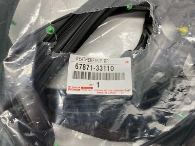 Lexus Es350 Es300H 2013-2018 pasajero puerta trasera junta resistente 67871-33110 Foto 1 de 4