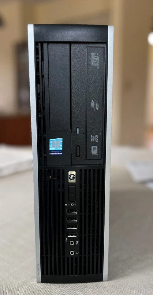 HP Compaq 6000 Pro Intel Core 2 Quad Q8400 2.66GHz 4GB RAM 150GB HDD Windows 10 - Image 1 of 4