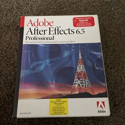 Adobe After Effects 6.5 & 6.0 Professional Software Apple Macintosh & More - Image 1 of 4