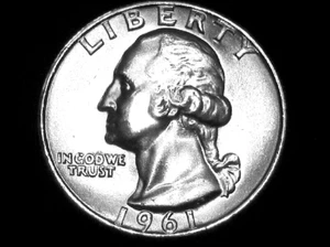 1961-D Washington Quarter --- Gem Uncirculated - Picture 1 of 12