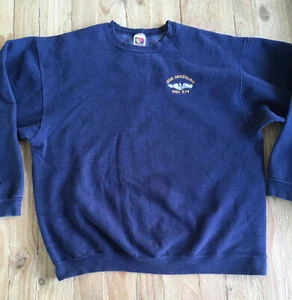 Felpa USS Greenling SSN-614 vintage Fruit Of The Loom XL - Foto 1 di 4