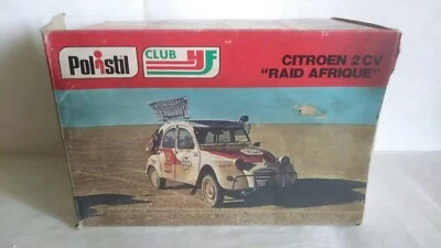 CITROEN 2CV "RAID AFRIQUE" POLISTIL SCALA 1/25 - Immagine 1 di 3
