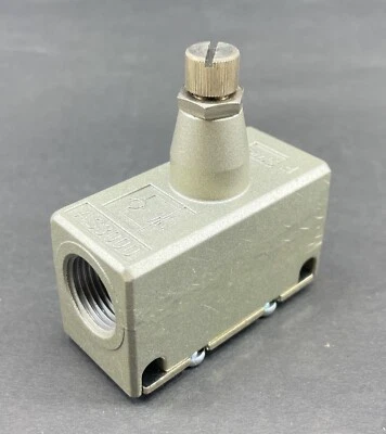 SMC AS3000 Air Flow Control Valve Inline Speed Controllers 3/8” NPT - Image 1 of 4