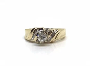 Lady's Diamond Wedding Set .30 CT. 14K Yellow Gold 4.1g Size:7 (EPJ013857) - Picture 1 of 5