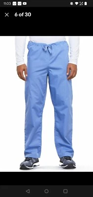 Pantalones Médicos Cherokee Workwear Unisex con Cordón Carga - 4100 Ciel Azul 3XL  Foto 1 de 4