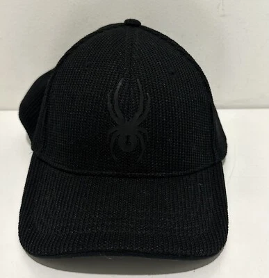 Spyder Sombrero Núcleo Suéter Negro Spyder Gorra de Béisbol Gorra Araña Negro  Foto 1 de 4