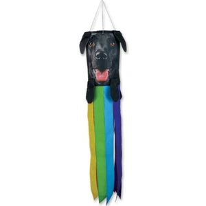 Black Lab Wind Sock 40" - Picture 1 of 1