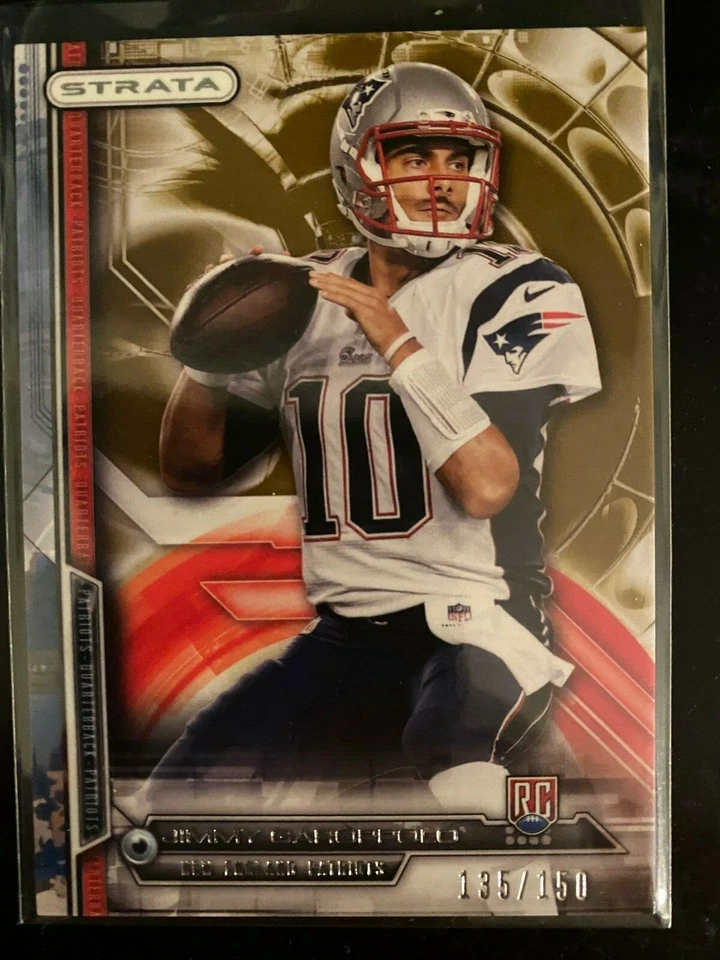 2014 Topps Strata Jimmy Garoppolo Gold Bronze RC #d 135/150 49ers #141 Rookie - Image 1 of 1