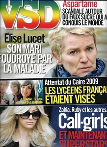 VSD n°1750 10/ 03/2011 Elise Lucet/ Attentat Le Caire/ Call-Girls/ Aspartame - Imagen 1 de 1