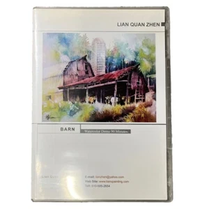 Chinese Watercolor Techniques with Lian Quan Zhen BARN Instructional Art DVD - Picture 1 of 3