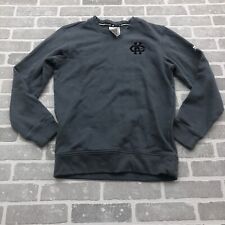 Adidas Gray Solid UMKC Kansas City Roos Long Sleeve Sweatshirt Men's Size S
