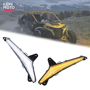 KEMIMOTO para Can Am Maverick R 2024 2025 luces LED delanteras señal de giro luz de colmillo - Imagen 1 de 13