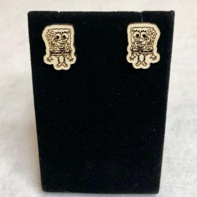 Pendientes de madera Bob Esponja Foto 1 de 3