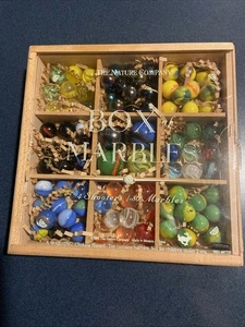 The Nature Company Marbles Collector Box 80 Marbles 4 Shooters NEU SEALED 1995 - Bild 1 von 3