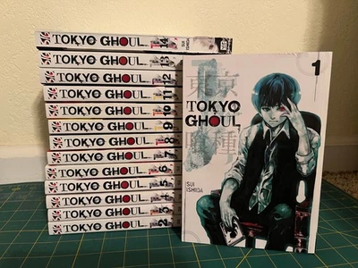Tokyo Ghoul manga in ENGLISH FULL SERIES vols 1-14 - Image 1 of 3