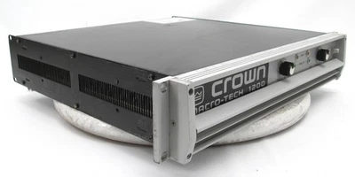 Crown Macro-Tech 1200 Two-Channel Power Amplifier #33 - Image 1 of 4
