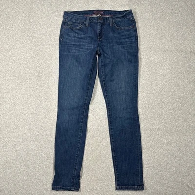 Pantalones de mezclilla Tommy Hilfiger clásicos ajustados para mujer talla 4 lavado oscuro elásticos Foto 1 de 4