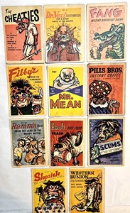 1960 Leaf Foney Ads Trading Cards Lot of 11 Vintage Humor Parody 11/72 Set - Picture 1 of 10