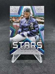 KEN GRIFFEY JR 2021 Topps Series 1 STARS IN SERVICE 03/70 Card #SIS-19 SSP 🔥! - Picture 1 of 2