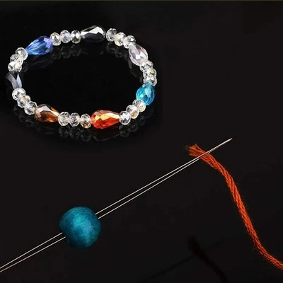 . 10 Stücke Perlen Nadel 5 5 Cm 7 5 Cm 10 Cm 11 5 Cm 12 5 Cm Stahl Big Eye Perl - Bild 1 von 4