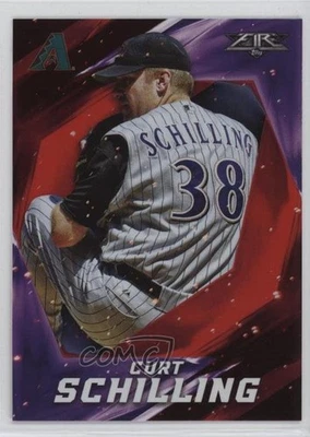 2017 Topps Fire Red Flame Curt Schilling #29 - Image 1 of 2