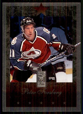 1995-96 Donruss Elite #39 Peter Forsberg Colorado Avalanche - Image 1 of 2